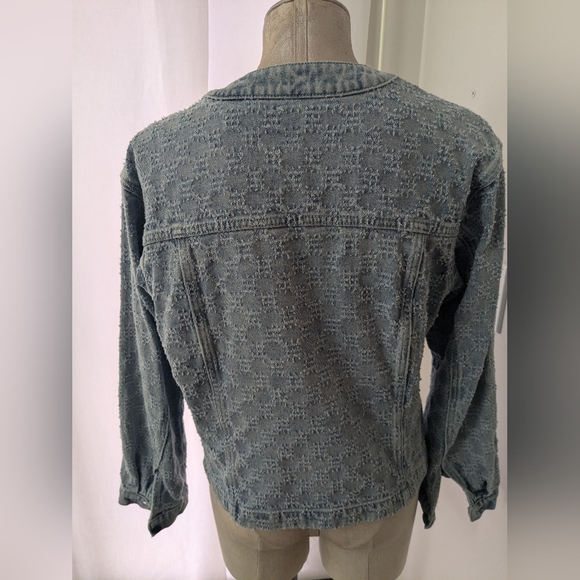 Denim cardigan jacket - Picture 2 of 4